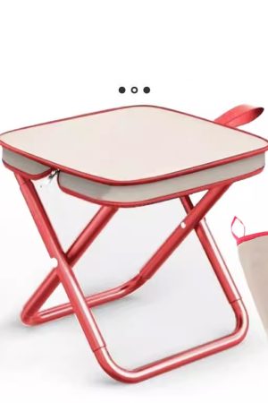 Arttree-Fishing stools-Portable Camping Stool Foldable Backpack Stool 13" with 260lb Capacity, Lightweight Collapsible Stool with Carry Bag & Adjustable Strap for Hiking, Fishing, Beach Outdoor.