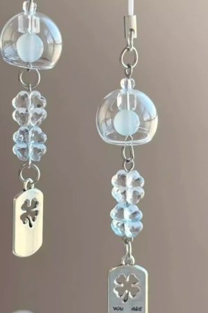 Artluck-Wind chimes,Four leaf clover  wind chimes handmade glass pendants and wind pendants cute little ornaments fresh.
